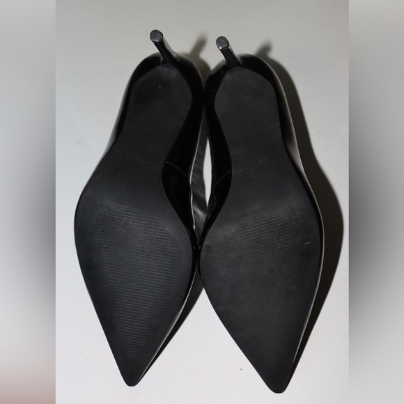 EUC Vala Black  Steve Madden Pointed Toe Pumps Size 9.5 - Picture 6 of 7